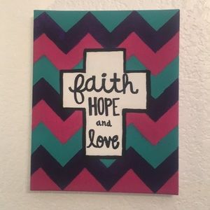 Faith Hope and Love Canvas